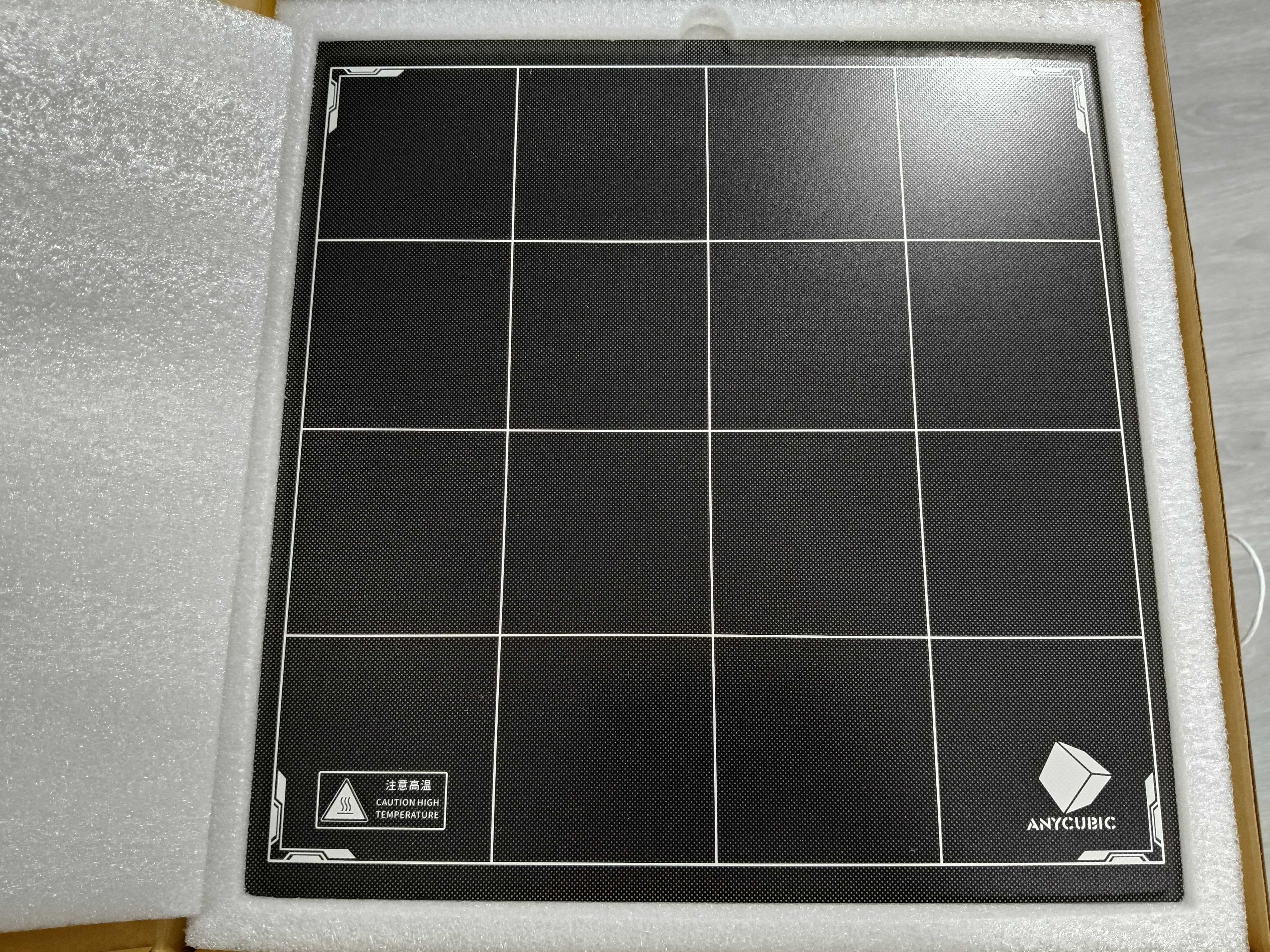 Base impressora 3D FDM Anycubic vidro com camada aderente (320x310)