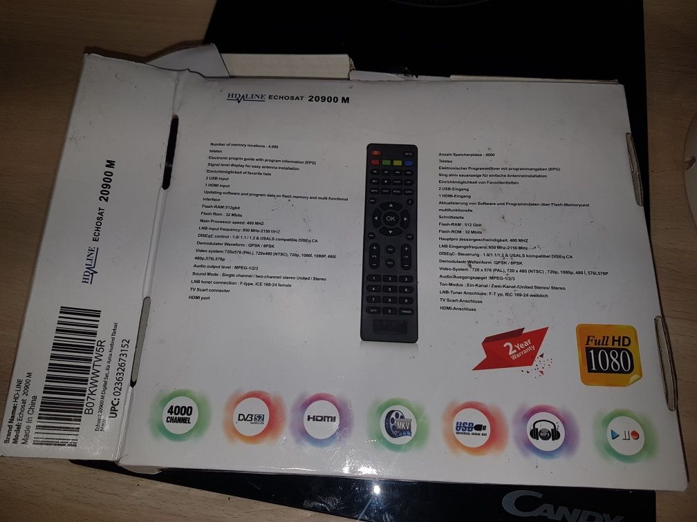 dekoder hdline 20900M do satelity