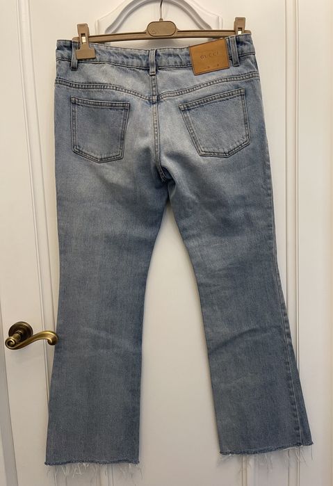 GUCCI piękne spodnie, klasyki jeansowe, stan idealny