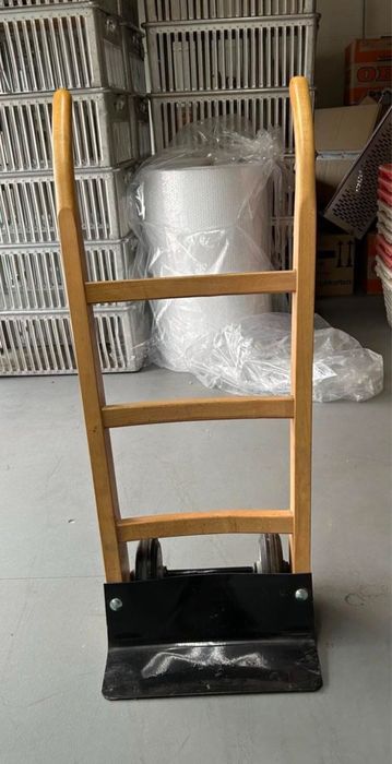 Wozek Transportowy Na Worki Drewno Jesion Orgynalny Nietypowy Desing