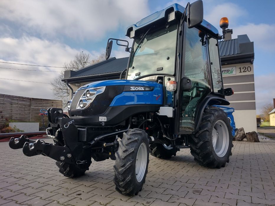 Traktorek ciagniczek kosiarka Nowy Solis 22 4x4 kabina F-Vat kosiarka