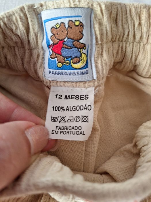 Calça de Bombazine T: 12 meses