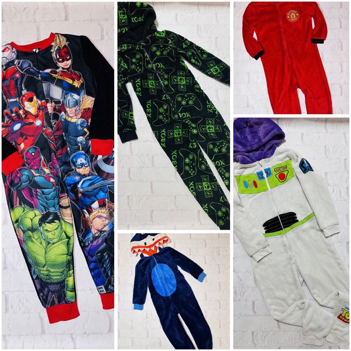 Утеплені сліпи комбінезони на хлопчика 110 116 134