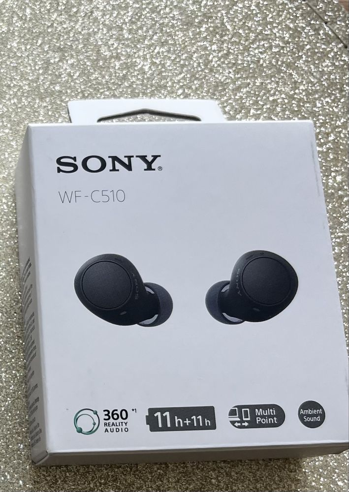 Sony WF-C510 czarne – nowe, bezprzewodowe słuchawki