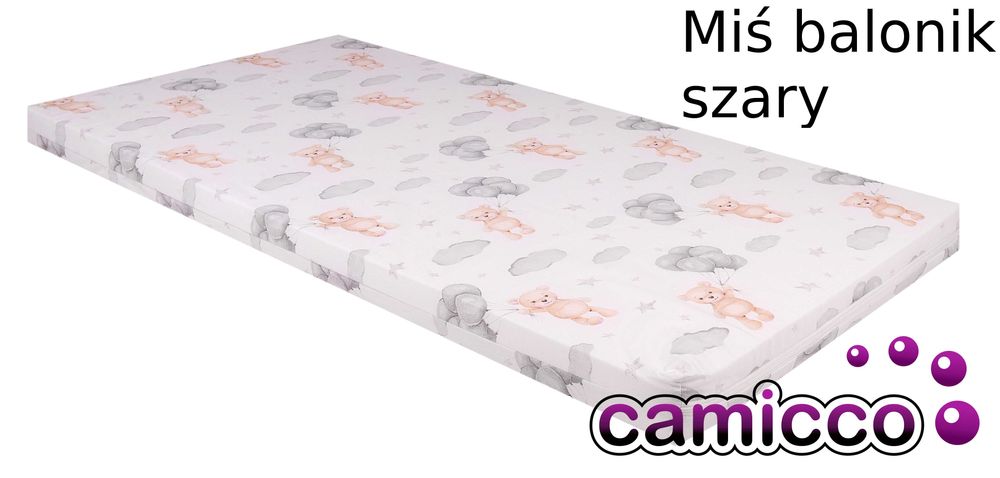 Materac PIANKOWY do łóżeczka 120x60 GRUBOŚĆ 6 cm dziecięcy łóżeczek