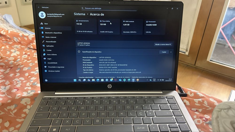 Vendo Notebook HP Laptop 14 – Quase Novo!