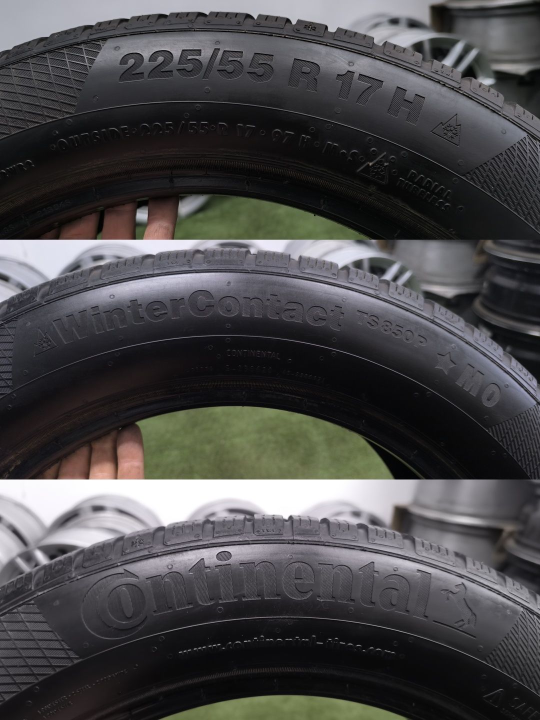4 x 225/55/17 Continental MO Opony Zimowe Wysyłka