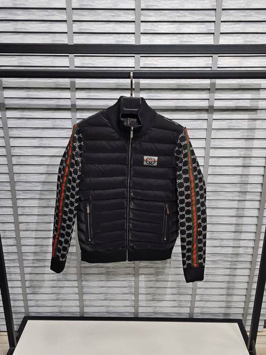 Брендовый мужской бомбер , куртка зимняя, пуховик GCC moncler