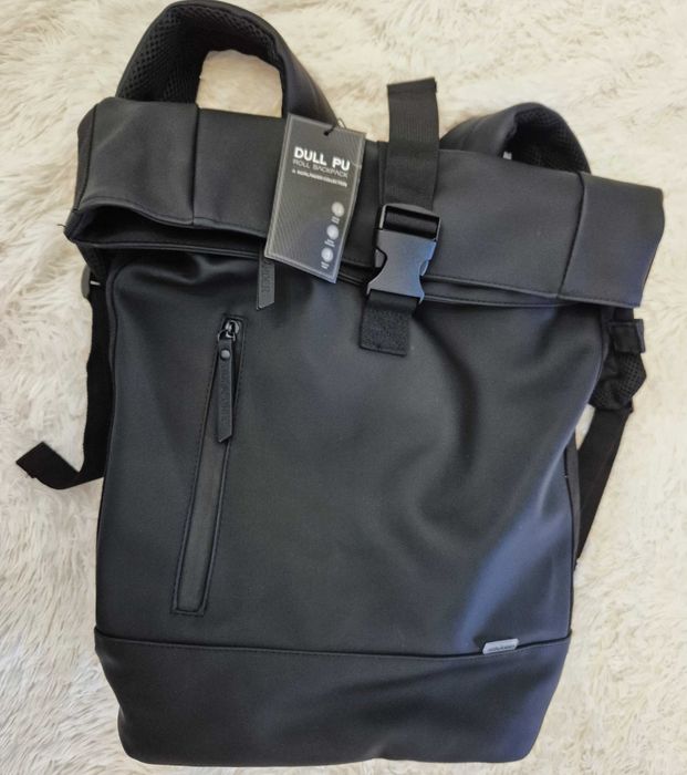 Чорний міський рюкзак rolltop \NORLÄNDER\Швеція\новий