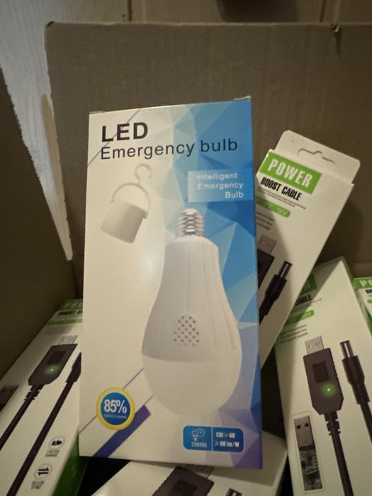 Лампа акумуляторна Е27 на акб