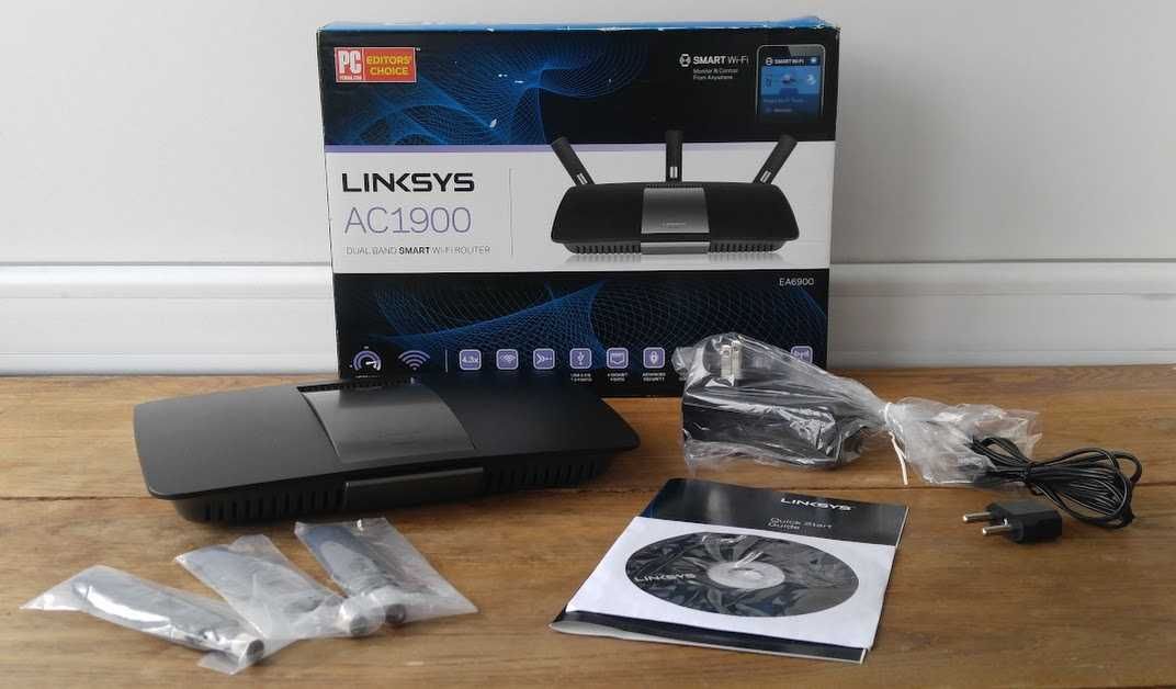 Гигабитный двухдиапазонный Wi-Fi роутер Linksys EA6900 (США),как новый