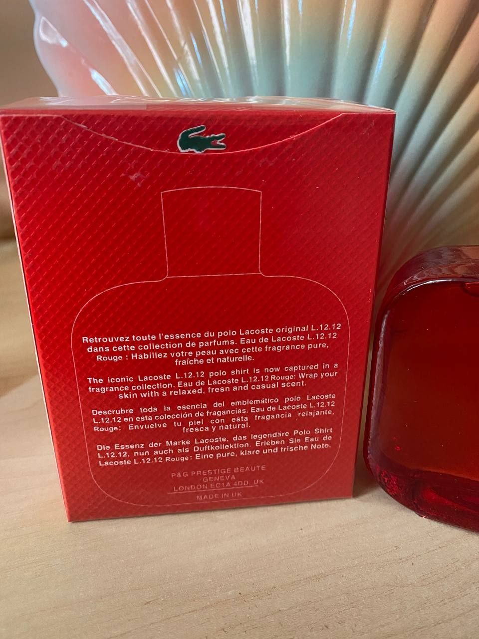 ДУХИ ПАРФУМ чоловічий Lacoste L. 12.12 Rouge 100 ml