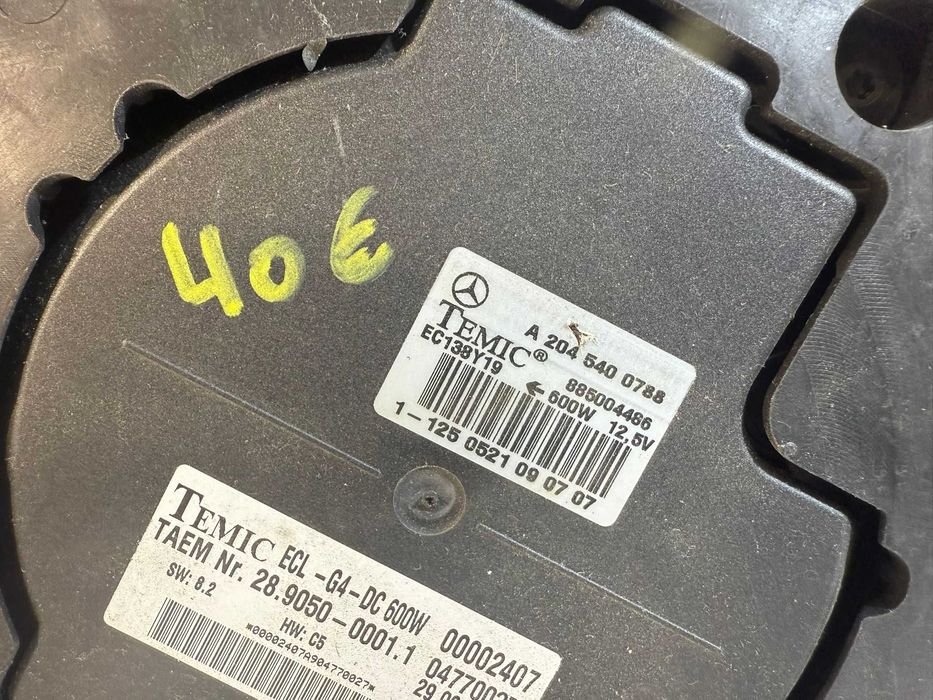 Termoventilador Mercedes Classe C w204