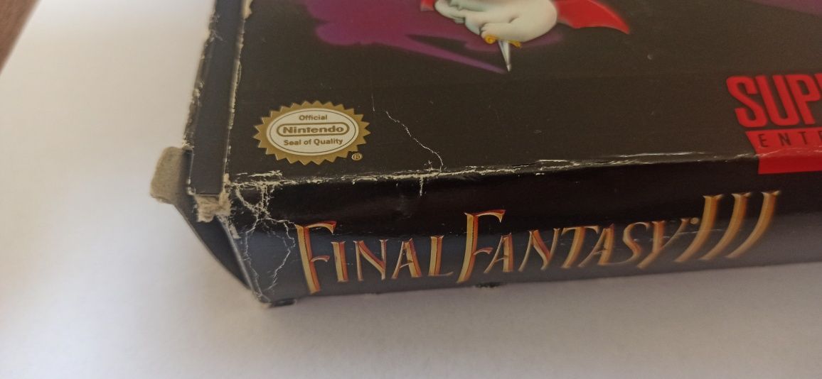Final Fantasy III (VI) SNES Box