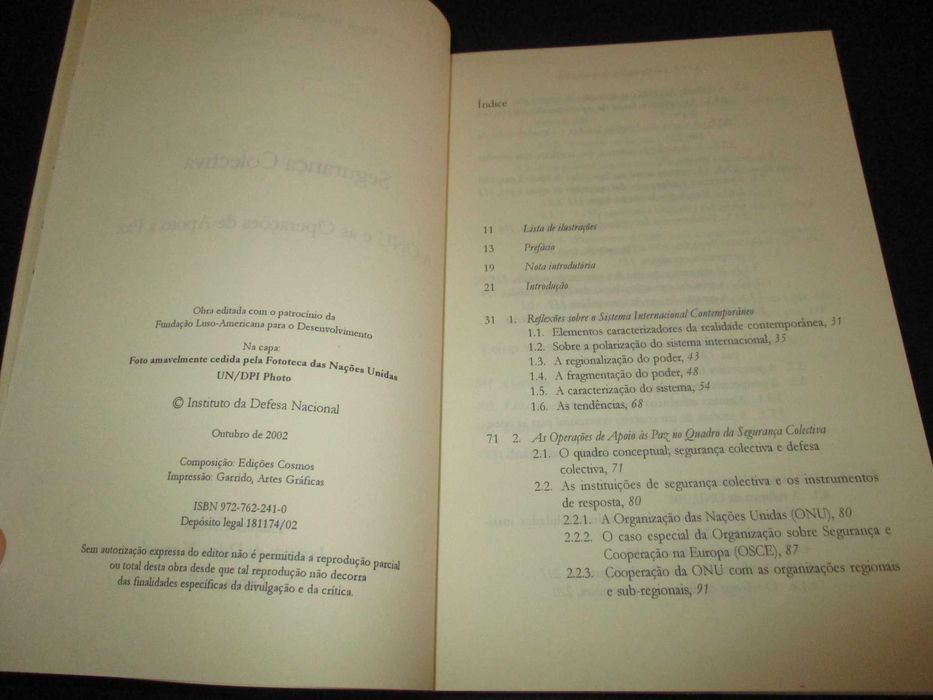 Livro Segurança Colectiva A ONU e as Operações de Apoio à Paz