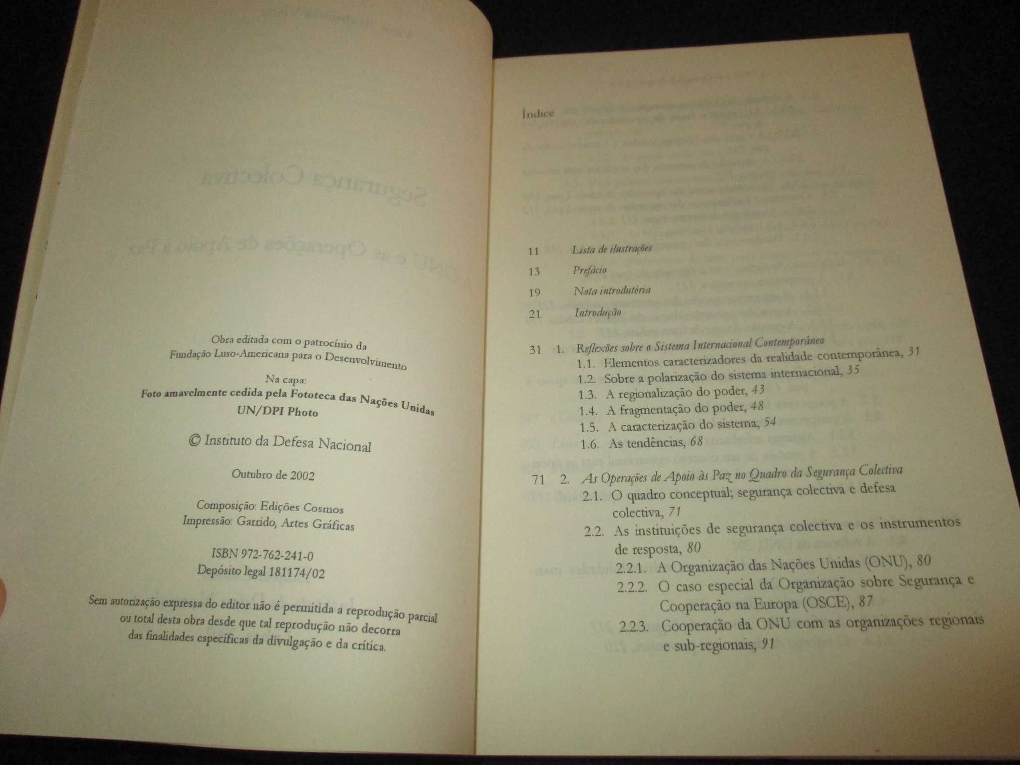 Livro Segurança Colectiva A ONU e as Operações de Apoio à Paz