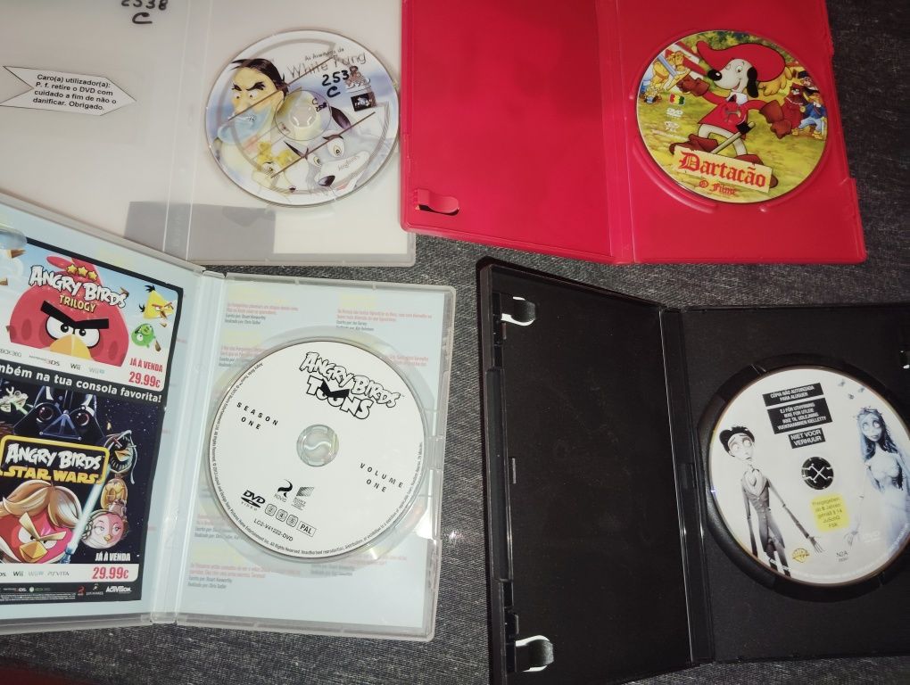 DVDs Infantis Usados
