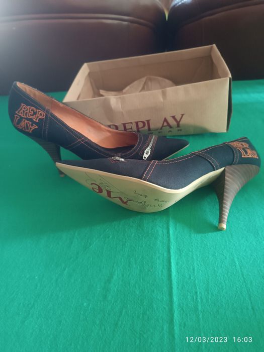 Sapatos novos replay, tamanho 38