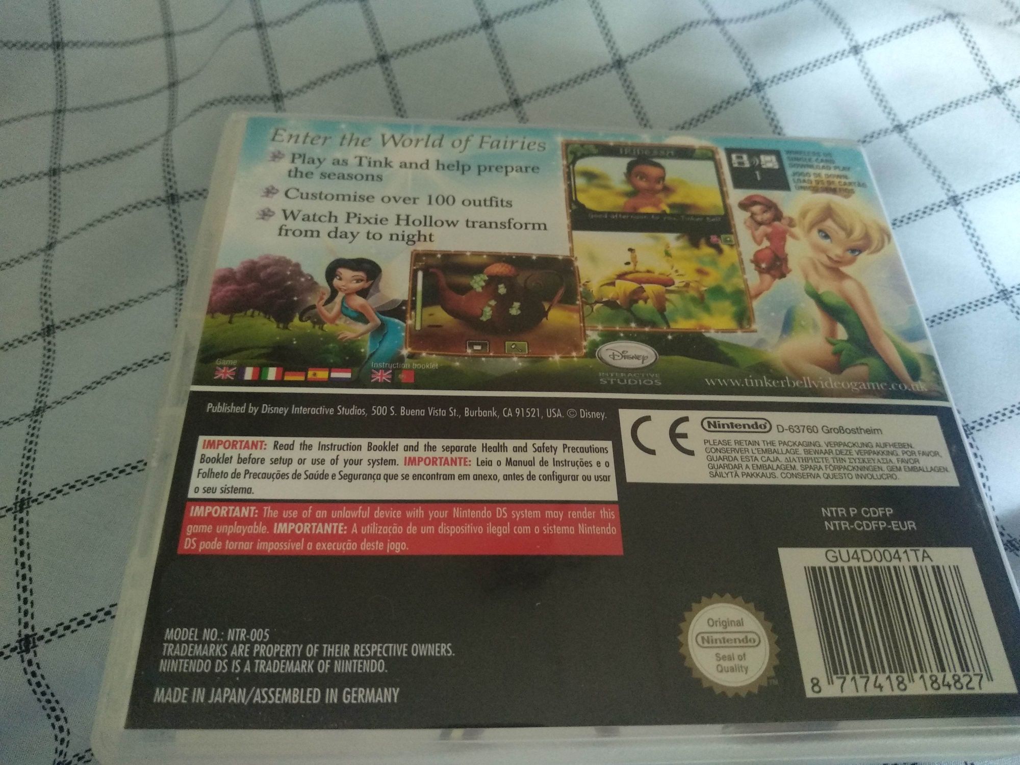 Gra Tinker Bell. Nintendo DS.