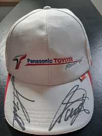 Czapka F1 Toyota z podpisami