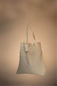 Tote bag - riscas bege