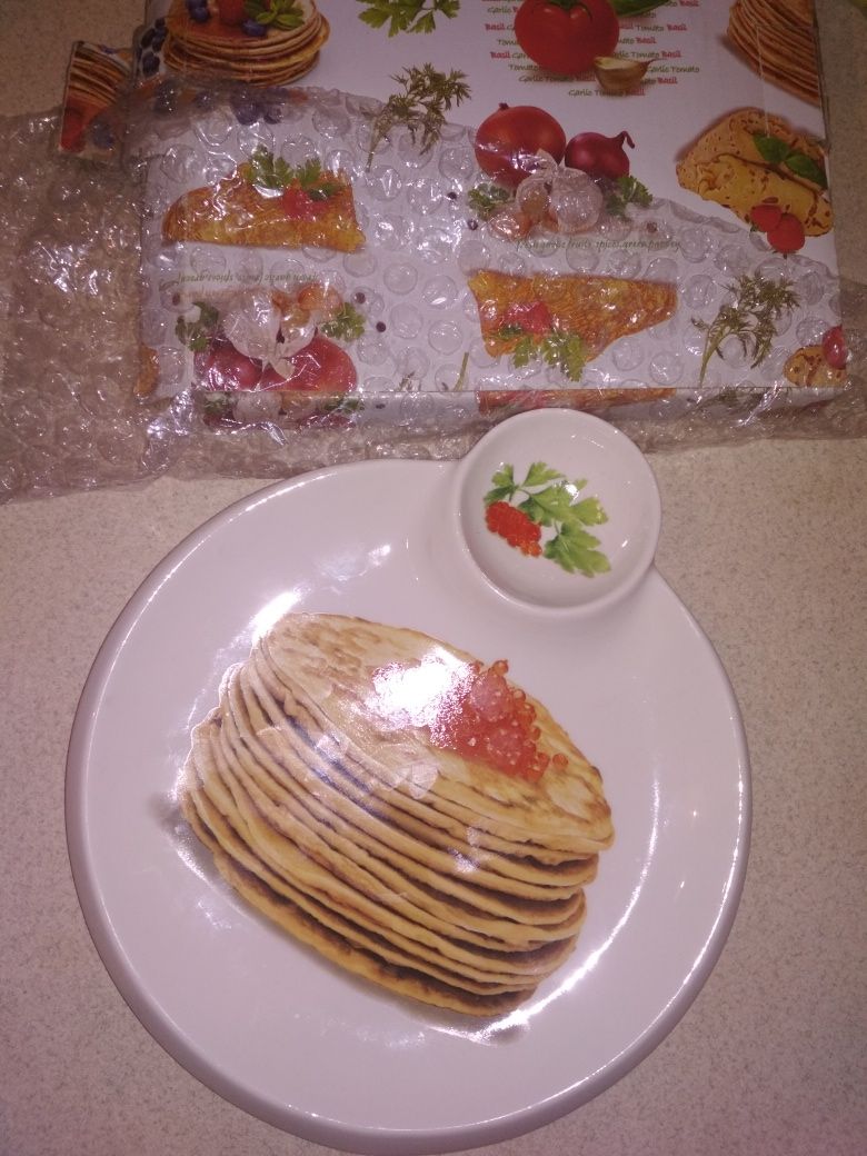 Блюдо для блинов Масленица