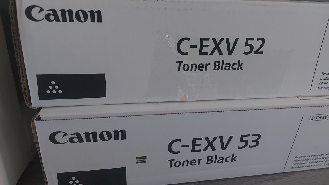 Toners genuínos Canon C-EXV49, 52, 53 e 34 x2