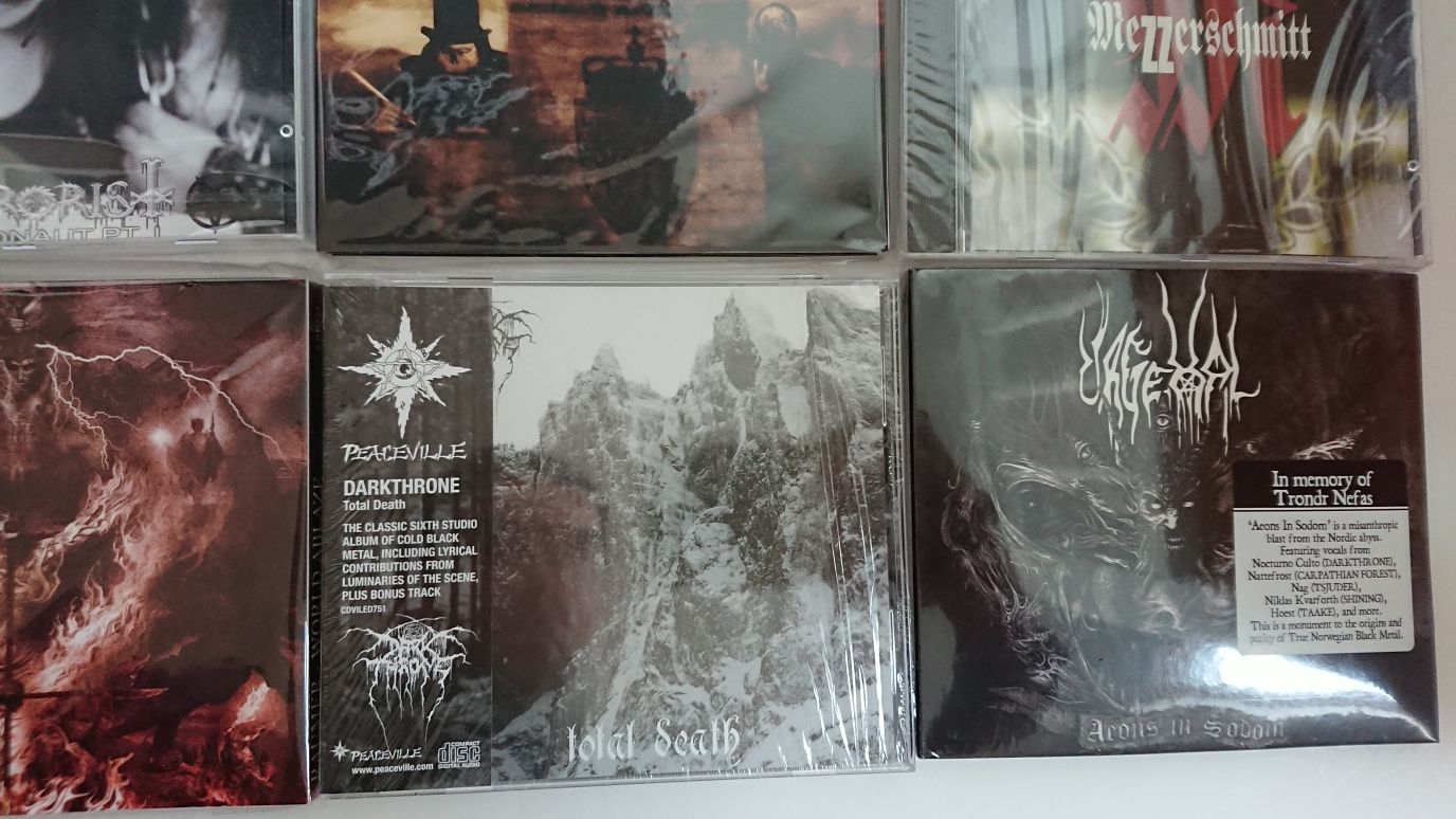 Black Metal Norueguês - vários CD