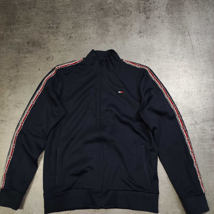 MĘSKA PREMIUM Bluza Rozpinana Bomberka Stójka tommy Hilfiger Lampas