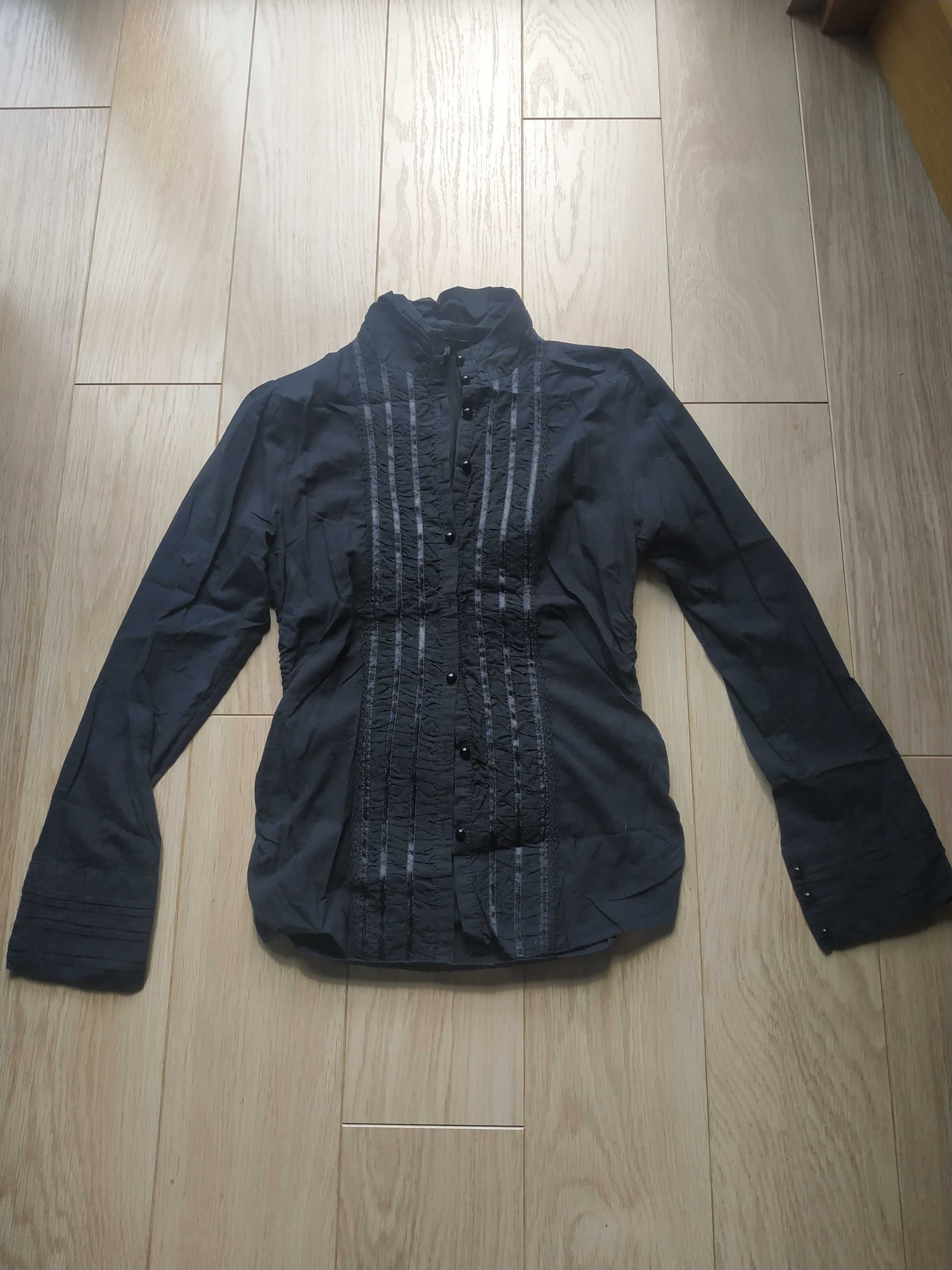 Koszula czarna dla dziewczynki H&M roz 38 - piękna i elegancka :)