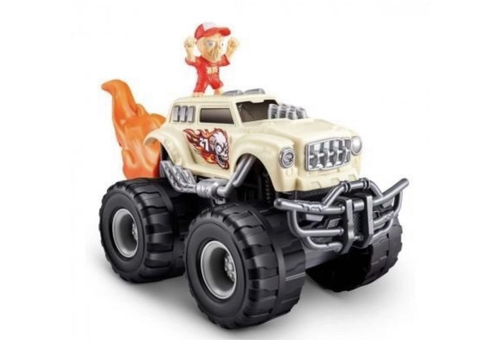 Игровой набор Smashers Monster Wheels Skull truck by ZURU 74103А!