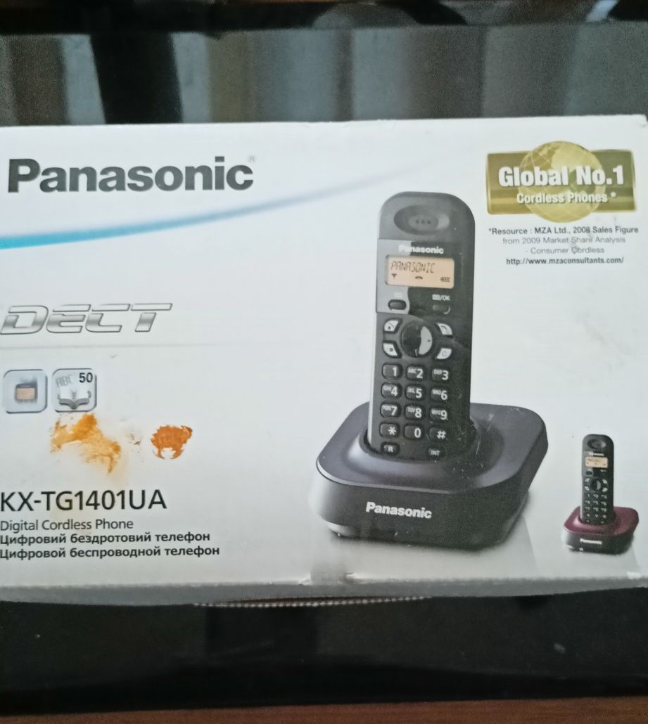 Цифровой бездротовой телефон Panasonic KX-TG1401UA