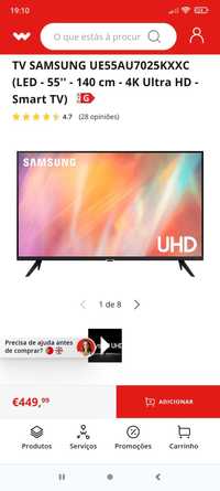 TV Samsung UE55AU7025KXXC