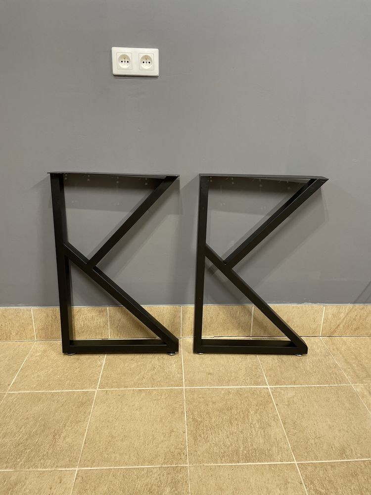 Metalowe nogi Loft do biurka, toaletki