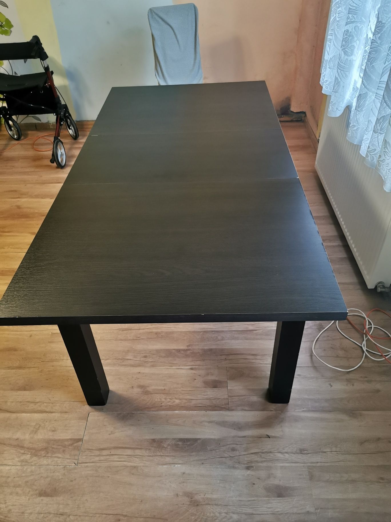 Stół 120/160 szer. 80 plus 4 krzesła