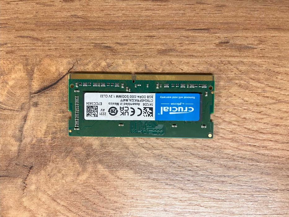 Модуль пам'яті для ноутбука Crusial SoDIMM DDR4 8GB 3200 MHz Micron