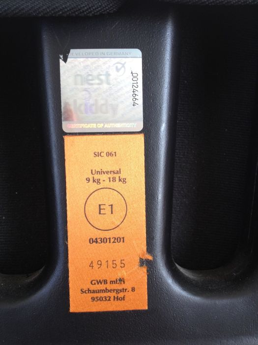 Автокрісло Kiddy infinity pro