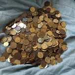 Monety obiegowe 1 2 5 groszy na kg