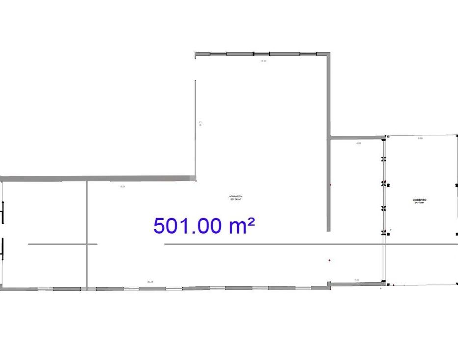 Armazém Amplo com 501m2 na Zona Industrial de Constantim