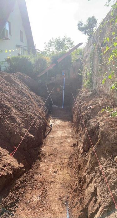 Wykopy i prace ziemne koparko-ładowarka, wynajem koparki