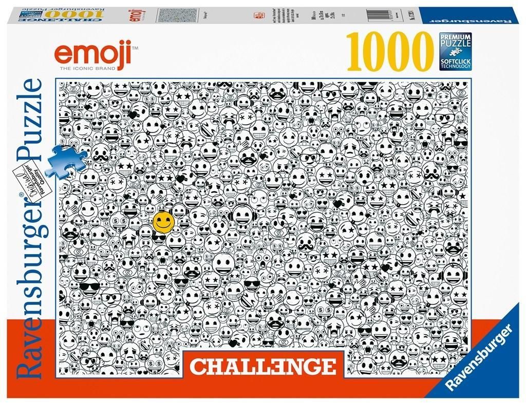 Puzzle 1000 Challenge Emoji, Ravensburger