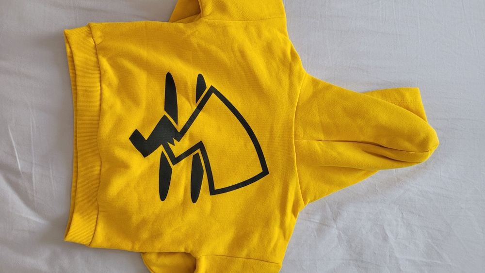 Żółta bluza Pokemon Pikachu Zara 9-12 mies 80 cm