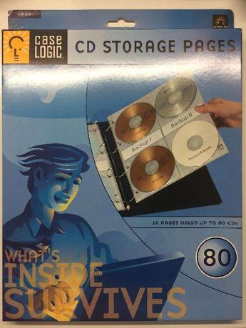Páginas para Guardar CDs e DVDs