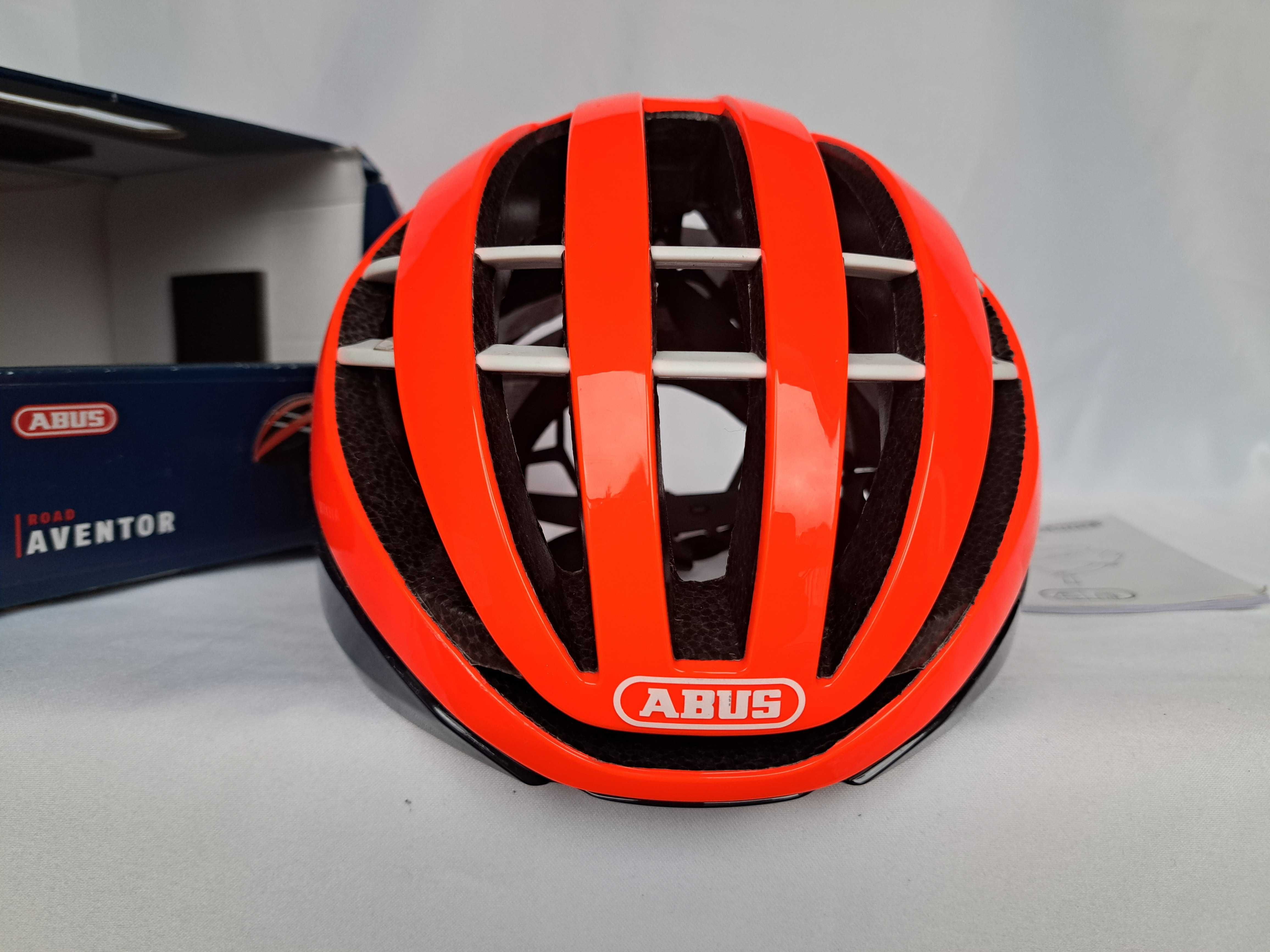 Kask rowerowy Abus Aventor Shrimp Orange S 51-55cm