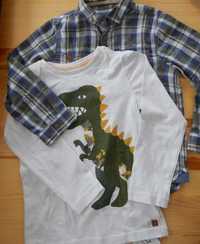 Bluzka koszula 2 szt dino Mothercare 122 z Ukrainy