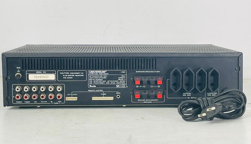 Wzmacniacz z korektorem Universum V4682 2x50W 8ohm Niemiecki