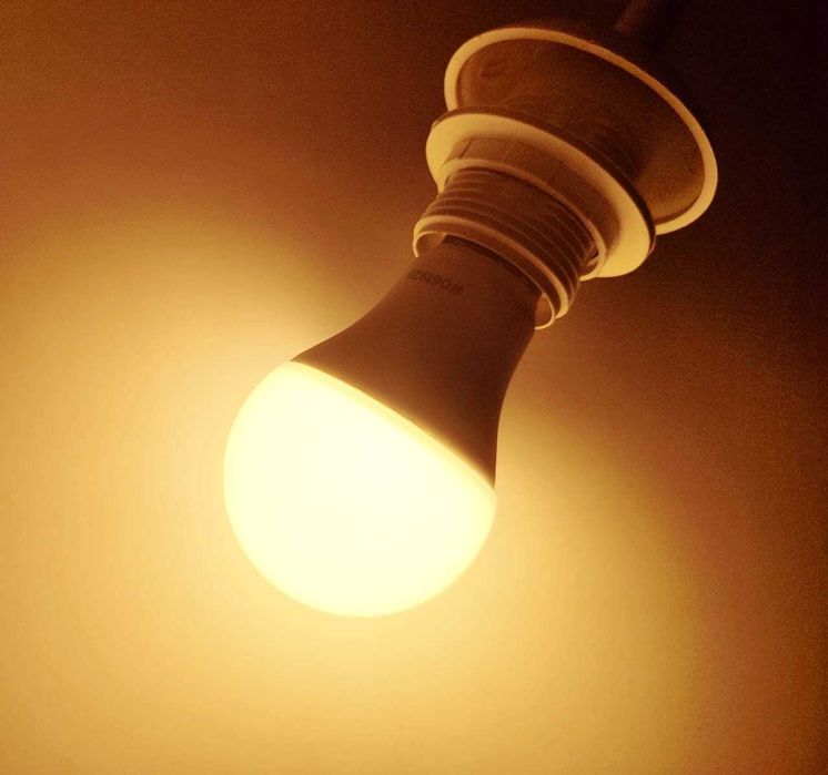 Светильник подвесной лофт E27 220В белый с LED-лампой 10W, провод 1м‼️