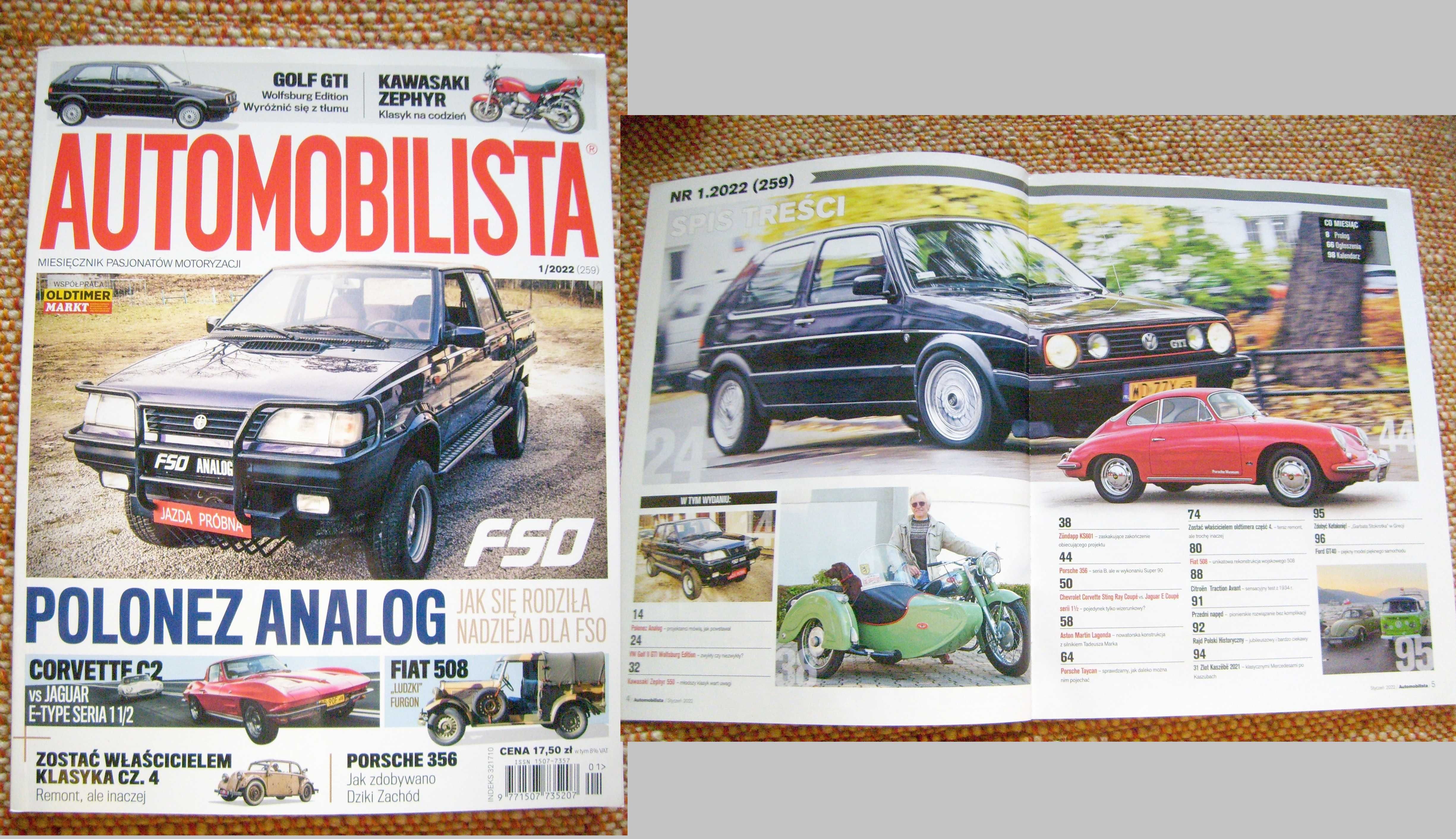 FSO POLONEZ ANALOG "Automobilista" / prospekty - wyprzedaż kolekcji