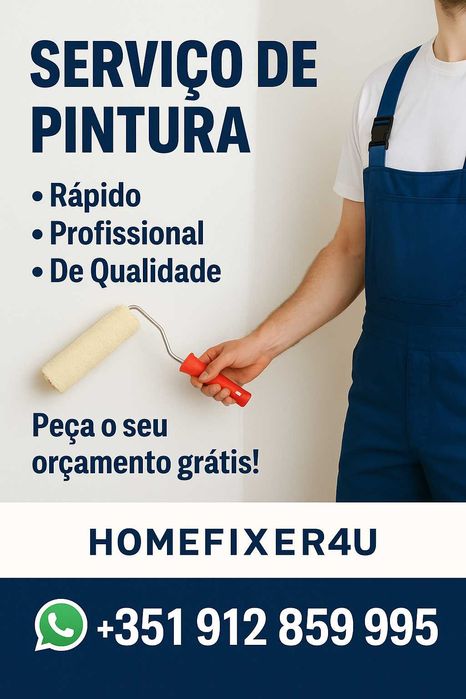 Serviço de Pintura Profissional – HomeFixer4U