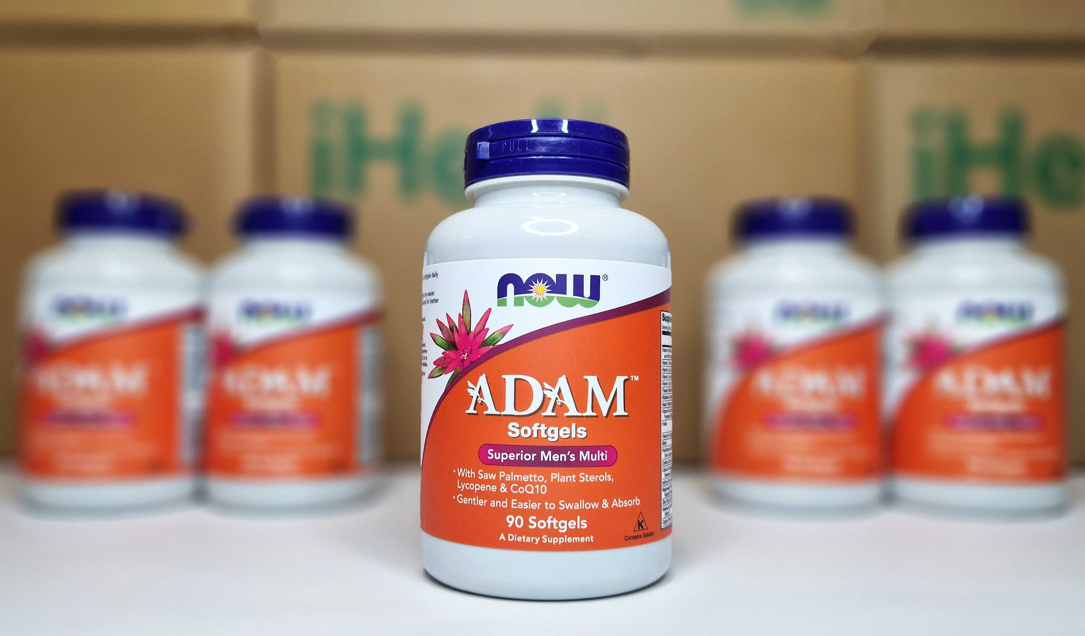 Вітаміни для чоловіків Адам NOW Foods ADAM Superior Men's Multi, 90шт